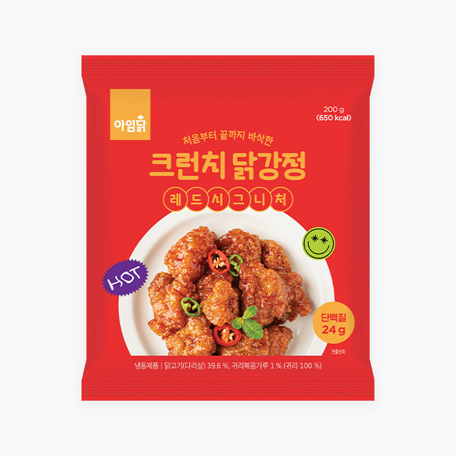 [임직원세일] 아임닭 크런치 닭강정 레드시그니처 2팩