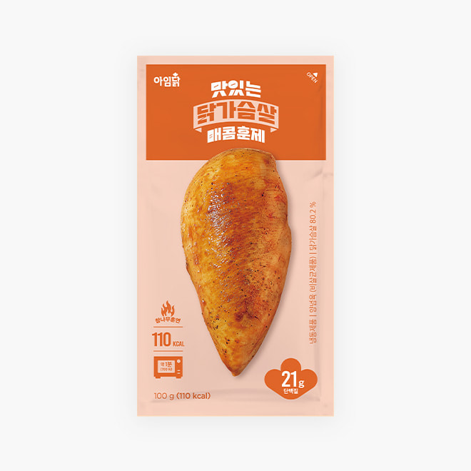 아임닭 맛있는 닭가슴살 매콤 훈제 1팩